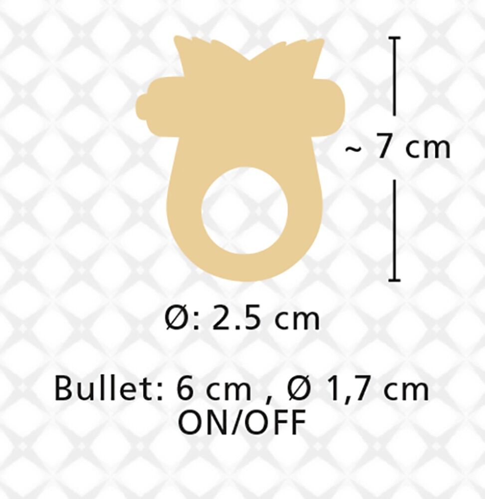 Vibro-Penisring, Ø 2,5 cm