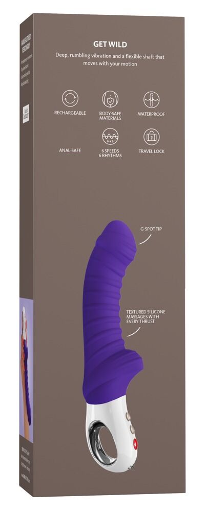 G-Punkt-Vibrator „TIGER G5”, 22,5 cm, 6 Vibrationsmodi in 6 Intensitäten