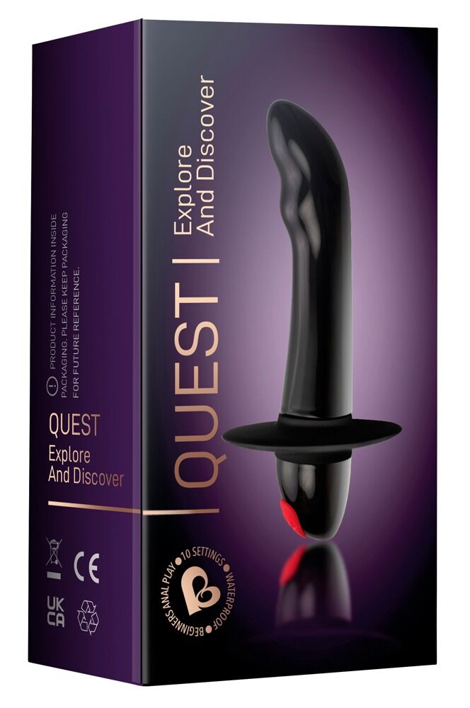 Prostatavibrator „Quest“ mit 10 Vibrationsrhythmen