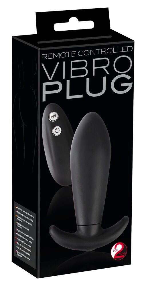 Analplug, 7 Vibrationsmodi, mit Fernbedienung