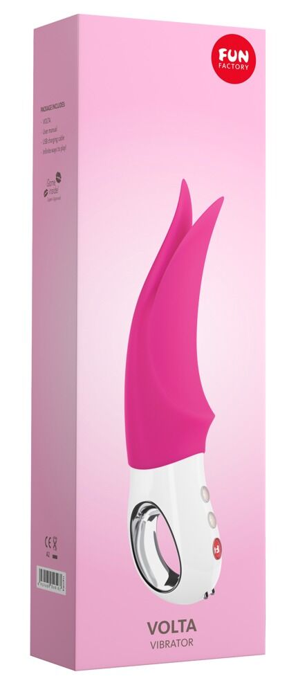 Vibrator „Volta“ mit 2 dynamischen Flatter-Spitzen