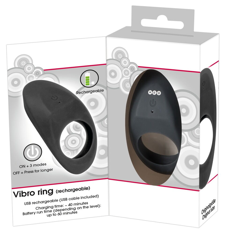 Vibro-Penisring „Vibro-Ring“ aus Silikon