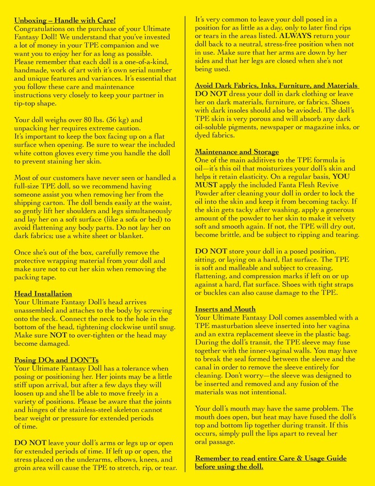 Liebespuppe „Ultimate Fantasy Doll Kitty“, lebensecht