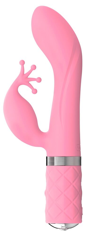 Rabbitvibrator „Kinky Luxurious Dual Massager“ mit Swarovski®-Kristall
