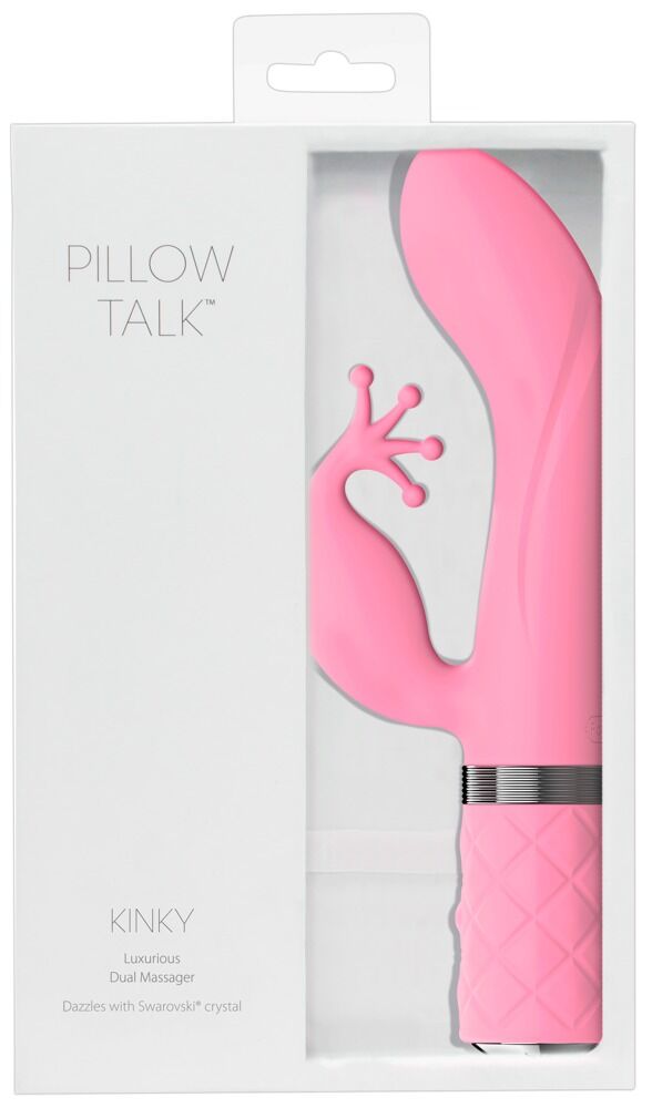 Rabbitvibrator „Kinky Luxurious Dual Massager“ mit Swarovski®-Kristall