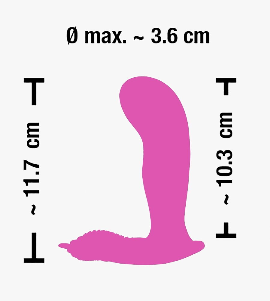 Vibrator „RC G-Spot Panty Vibe“, 10 Vibrationsmodi