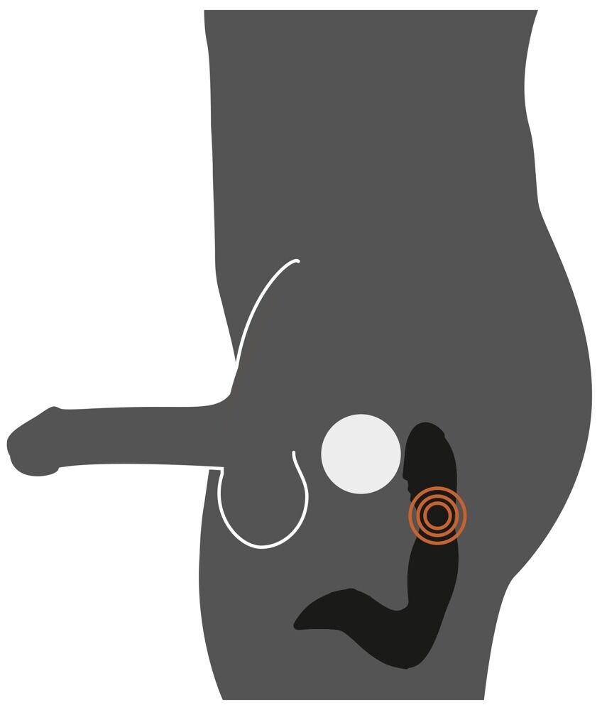 Prostatavibrator „Prostate Stimulator“, 16,1 cm