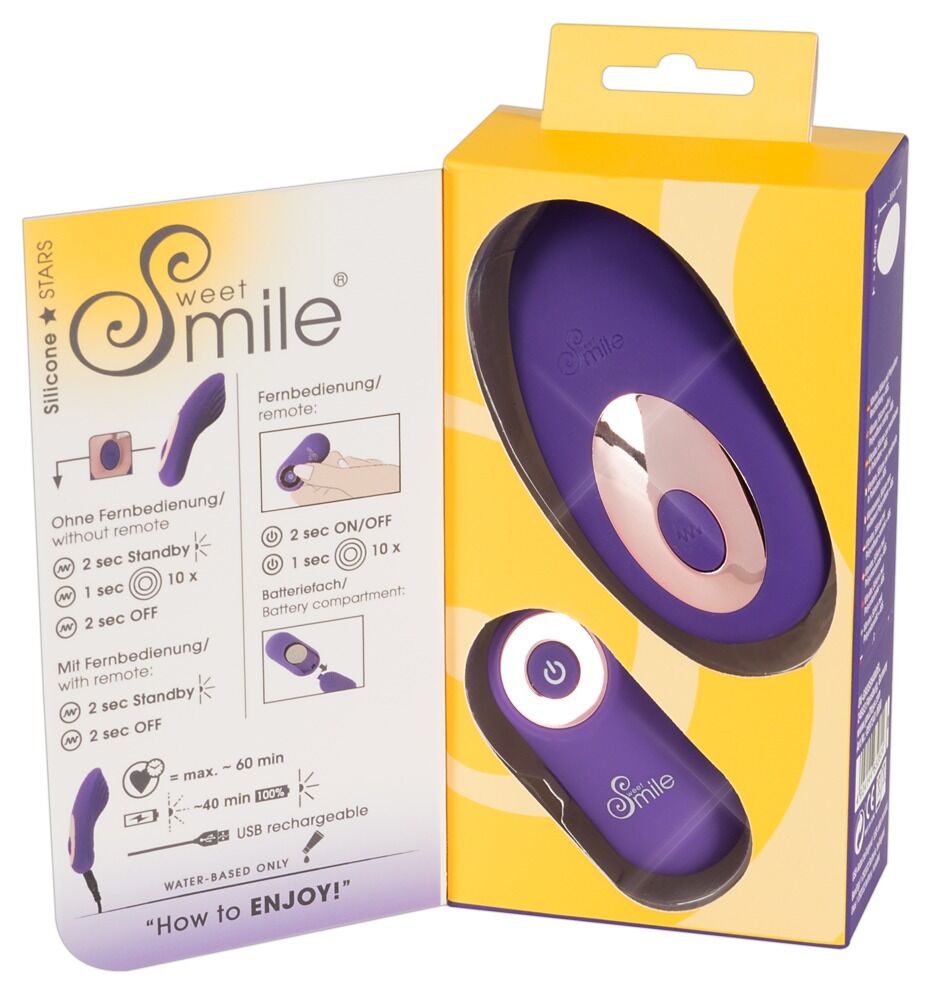 Auflegevibrator „RC Panty Vibrator“ mit Fernbedienung, wasserdicht