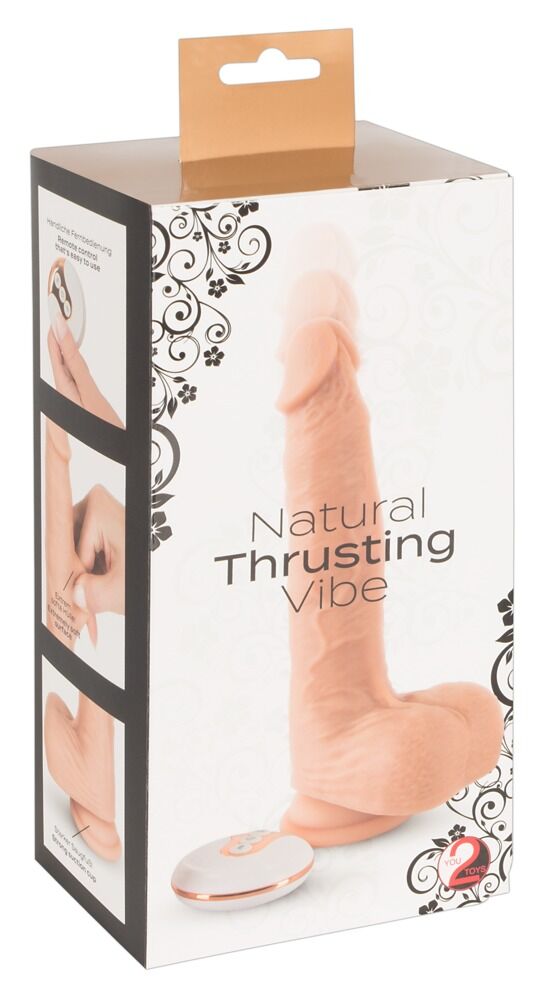 Stoßvibrator „Natural Thrusting Vibrator“ mit Saugfuß