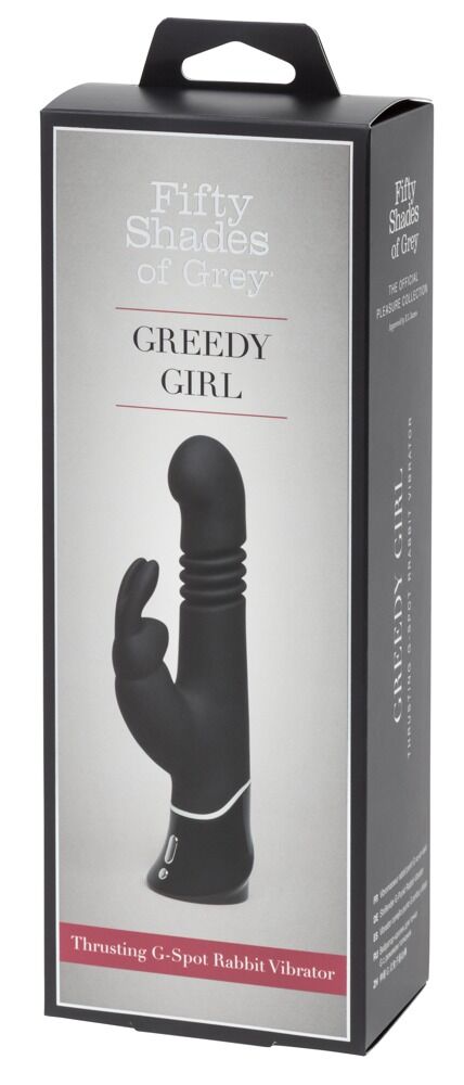 Rabbitvibrator „Greedy Girl Thrusting G-Spot Rabbit Vibrator“, mit Stoßfunktion