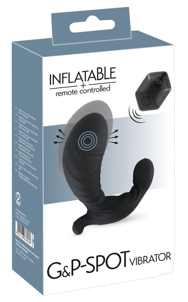Vibrator „G-&P-Spot“ zum Aufpumpen, mit Fernbedienung