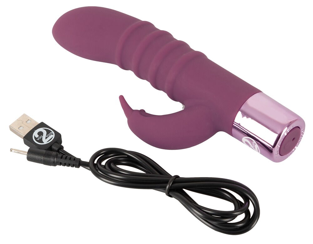 Rabbitvibrator „Rabbit Vibe“ mit 15 Vibrationsmodi, wiederaufladbar