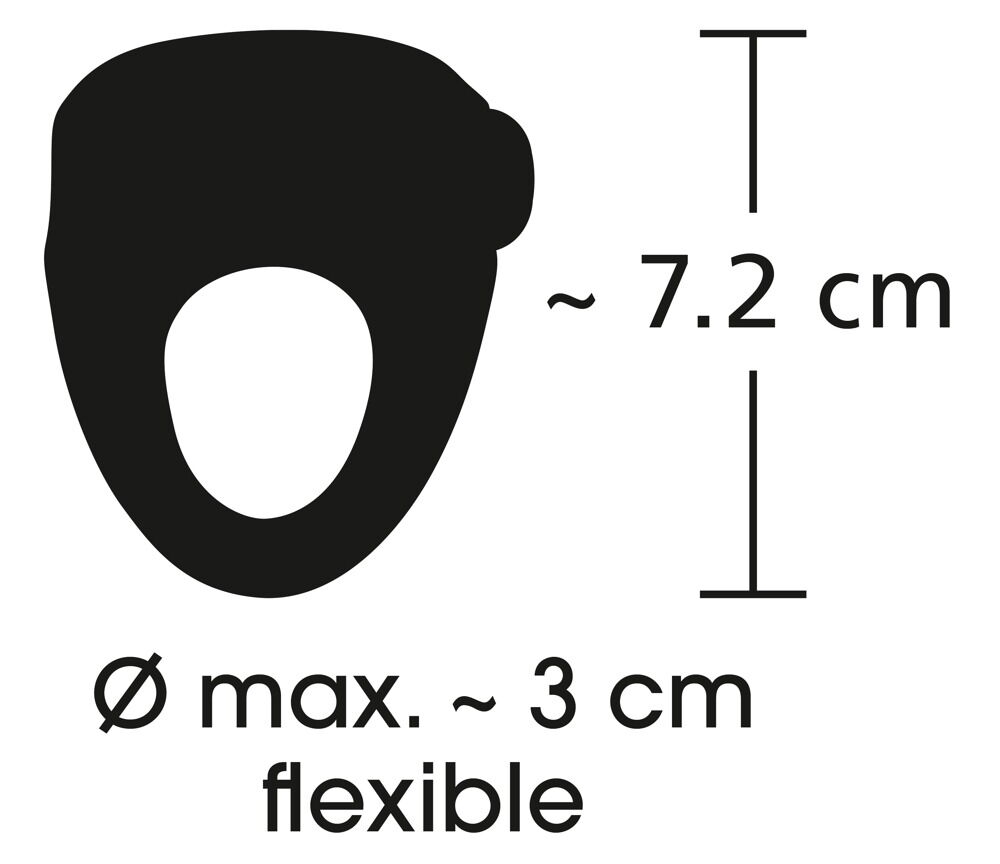Vibro-Penisring  „RC Vibro-Ring“, mit kabelloser Fernbedienung, 10 Vibrationsmodi