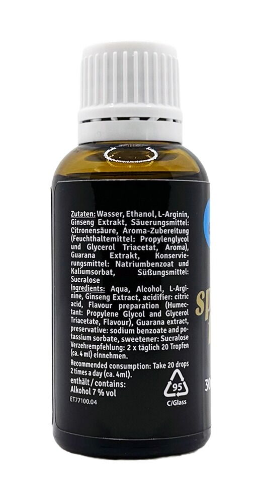 Tropfen „Gold Men“, Nahrungsergänzungsmittel