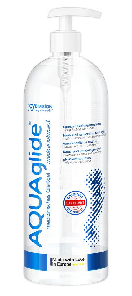 Gleitgel „AQUAglide“, wasserlöslich und fettfrei