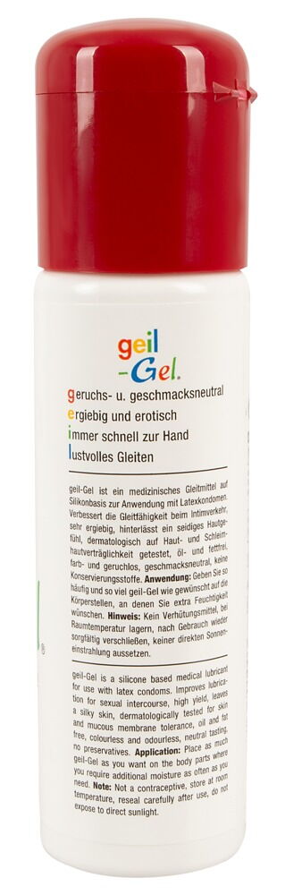 Gleitgel „geilGel“ auf Silikonbasis