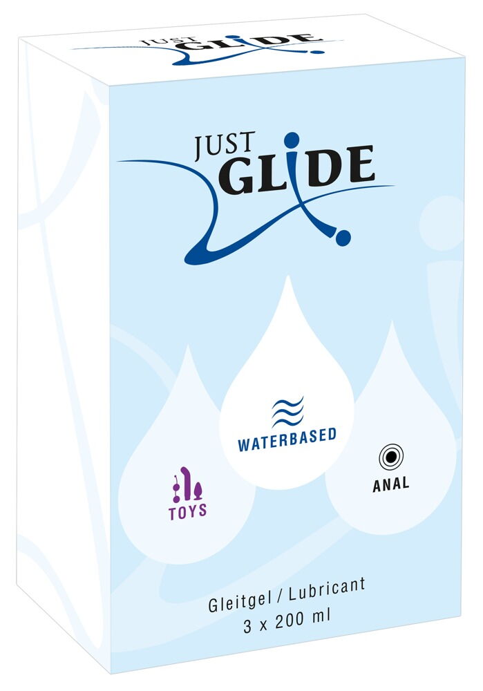 3-teiliges Gleitgel-Set „Just Glide“