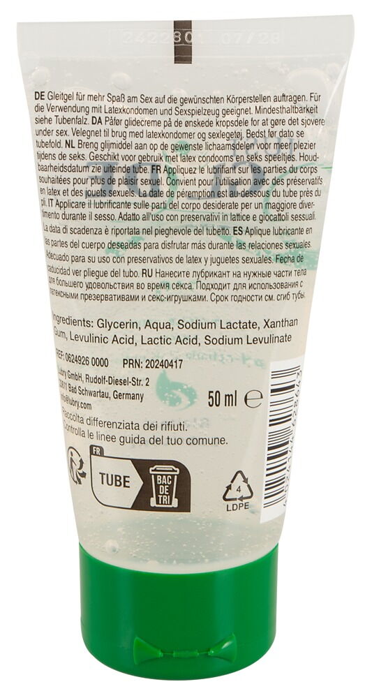 Gleitgel „Bio”, vegan
