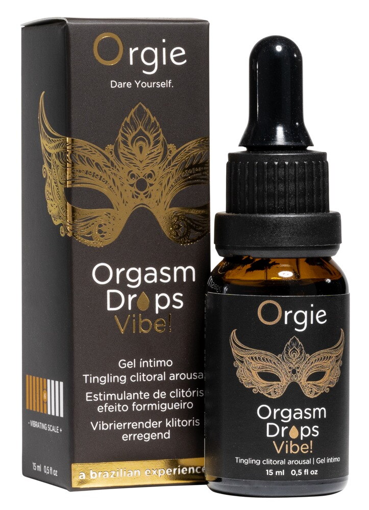 Klitoris-Tropfen „Orgasm Drops Vibe!“ zum Auftragen, wärmend, 15 ml