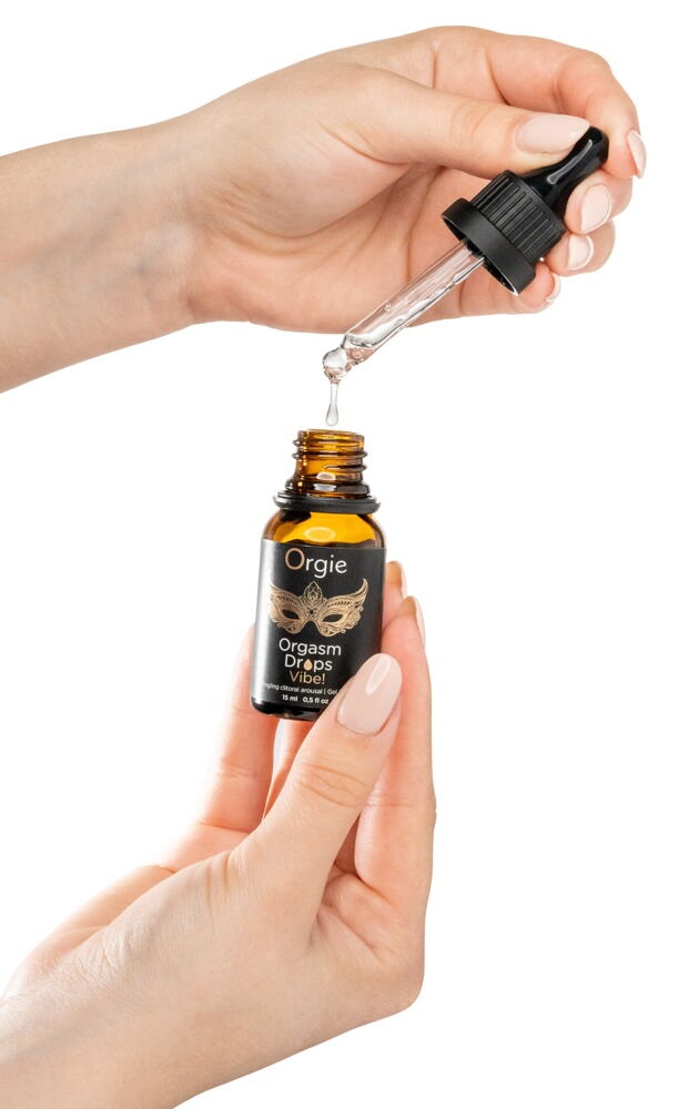 Klitoris-Tropfen „Orgasm Drops Vibe!“ zum Auftragen, wärmend, 15 ml