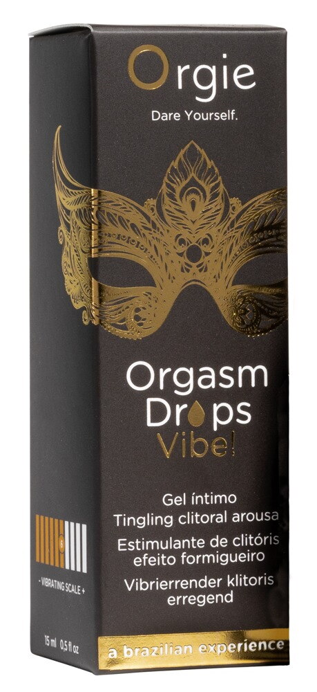 Klitoris-Tropfen „Orgasm Drops Vibe!“ zum Auftragen, wärmend, 15 ml