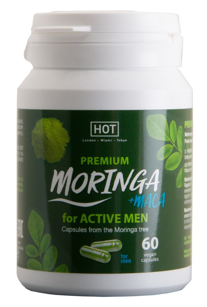 „Pure Moringa + Maca Man Power“, Power-Kapseln für den (sex-)aktiven Mann