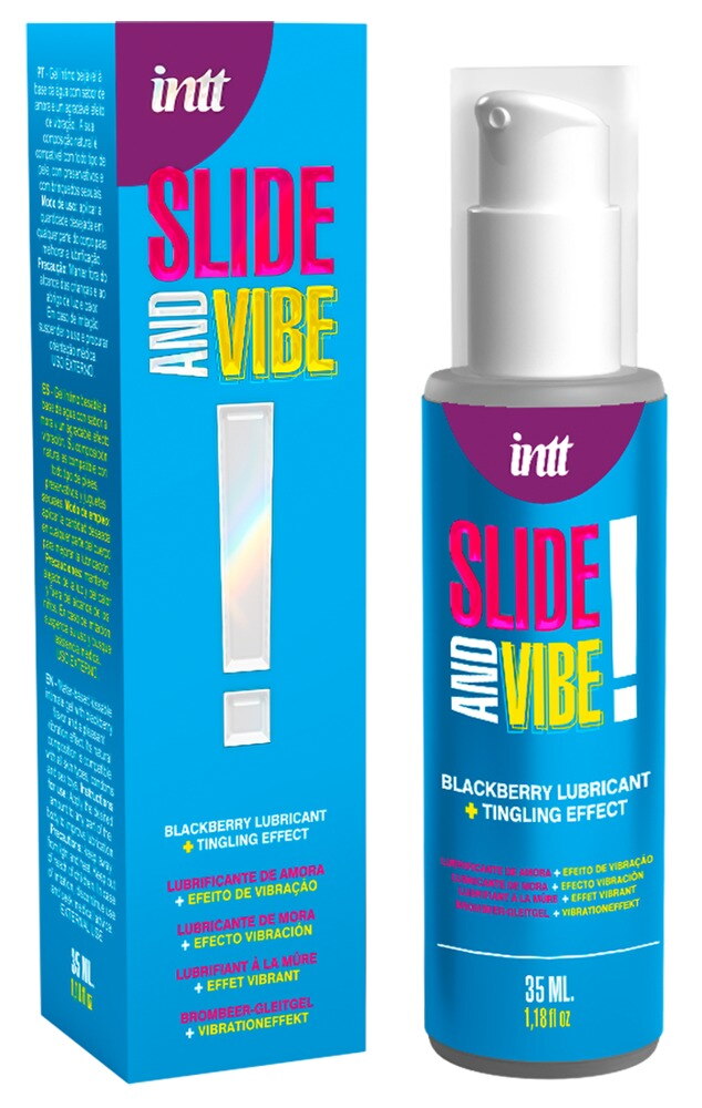 Intimgel „Slide and Vibe!“ mit Prickel-Effekt