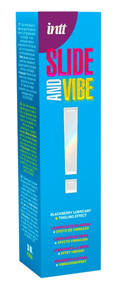 Intimgel „Slide and Vibe!“ mit Prickel-Effekt