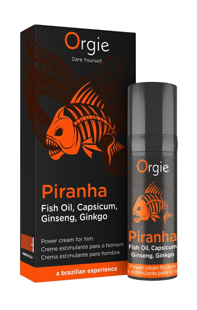 Peniscreme „Piranha“ für starke Erektionen