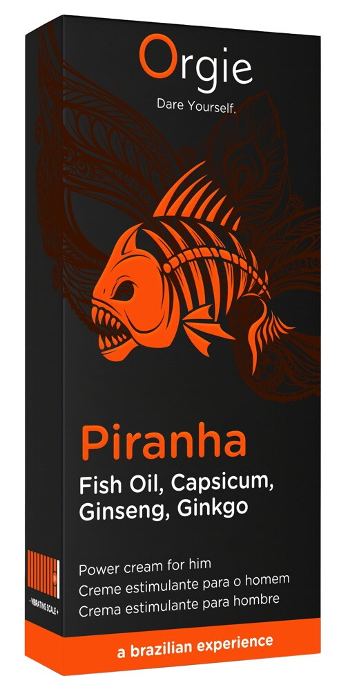 Peniscreme „Piranha“ für starke Erektionen