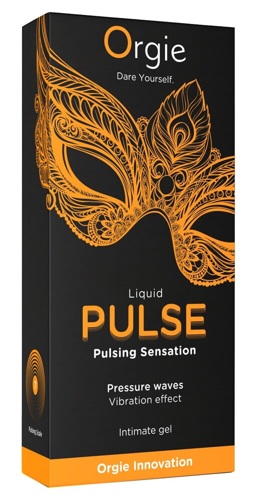 Stimulationsgel „Liquid Pulse“ mit Ice-Caramel-Aroma