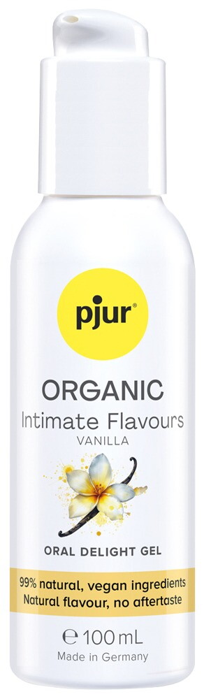 Intimgel „ORGANIC Intimate Flavours Oral Delight Gel“ auf Wasserbasis