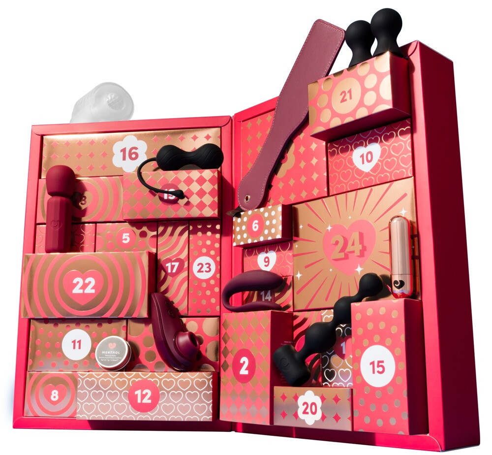 Erotik-Adventskalender „Couples“ inklusive Womanizer Liberty und We-Vibe Sync Lite