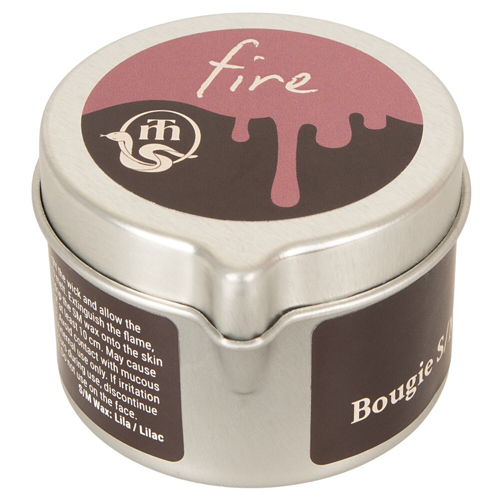 S/M-Kerze „Maison Tabou Bougie Fire“ im Alu-Tiegel