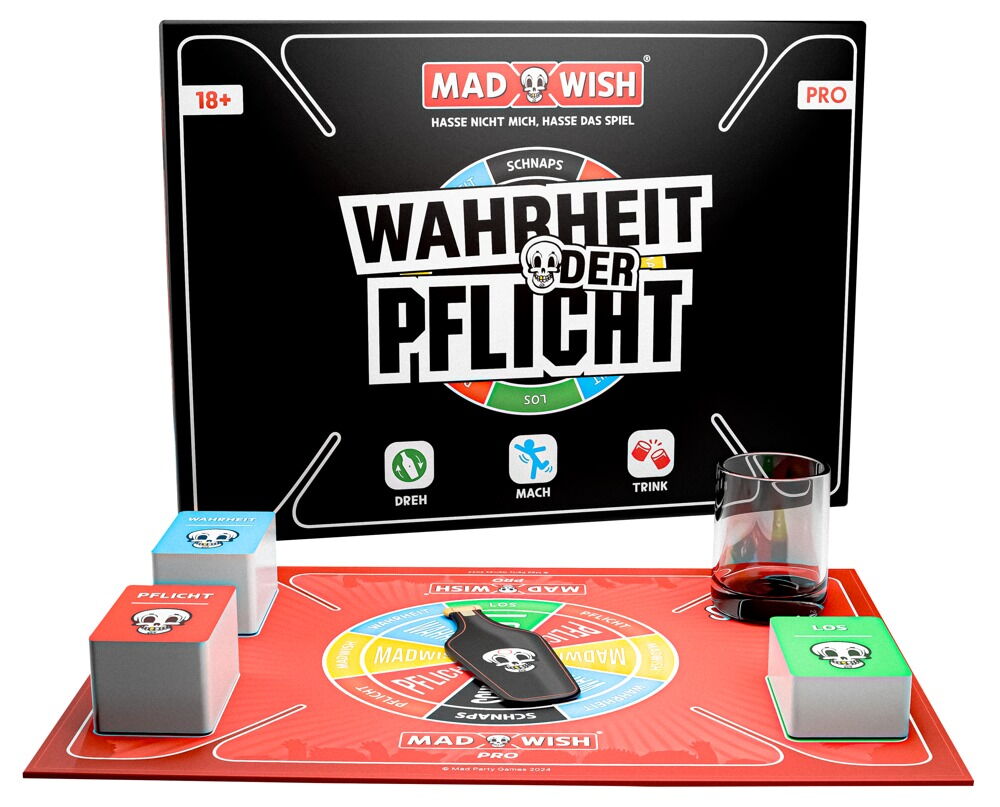 Partyspiel „MadWish Pro Party Game“ für 2–8 Spieler:innen