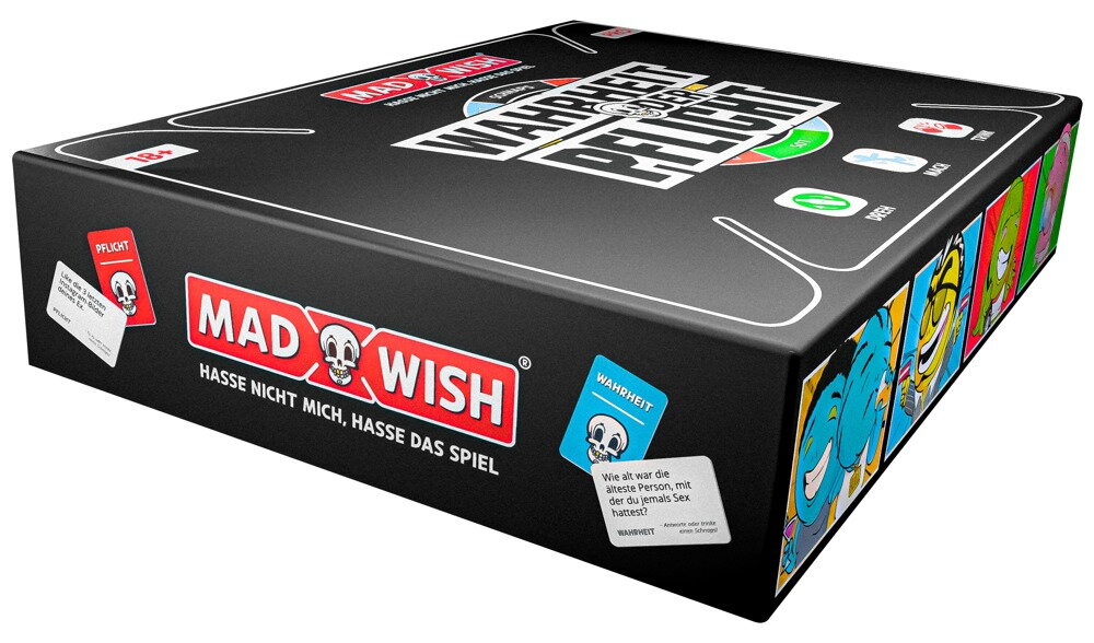 Partyspiel „MadWish Pro Party Game“ für 2–8 Spieler:innen