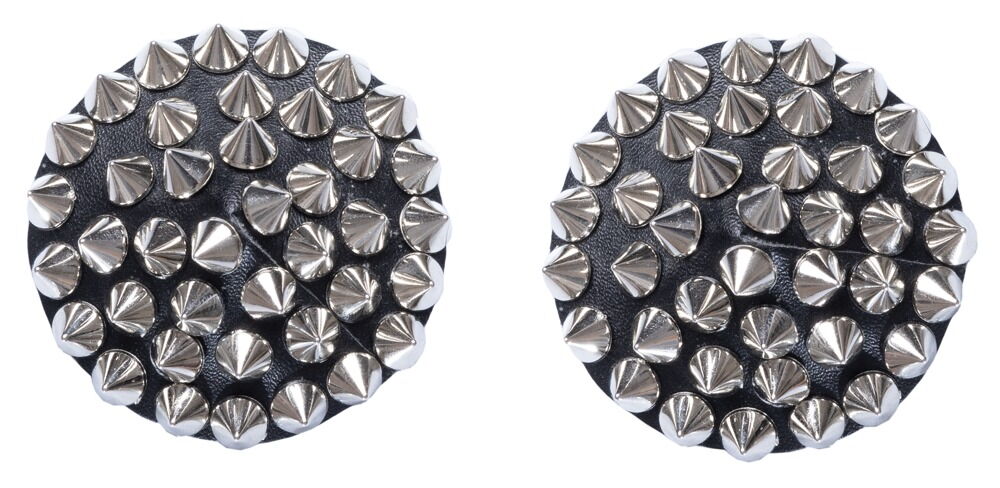 Nippelsticker „Spikes“ aus Lederimitat