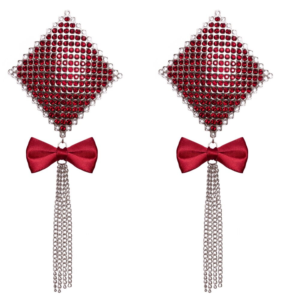 Nippelsticker „Jewellery Bow“ mit Kettchen