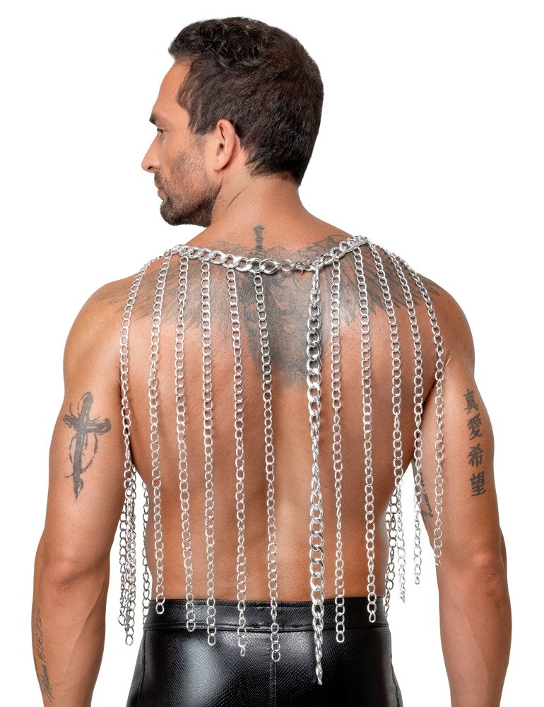 Körperkette als Kragen oder Rock tragbar