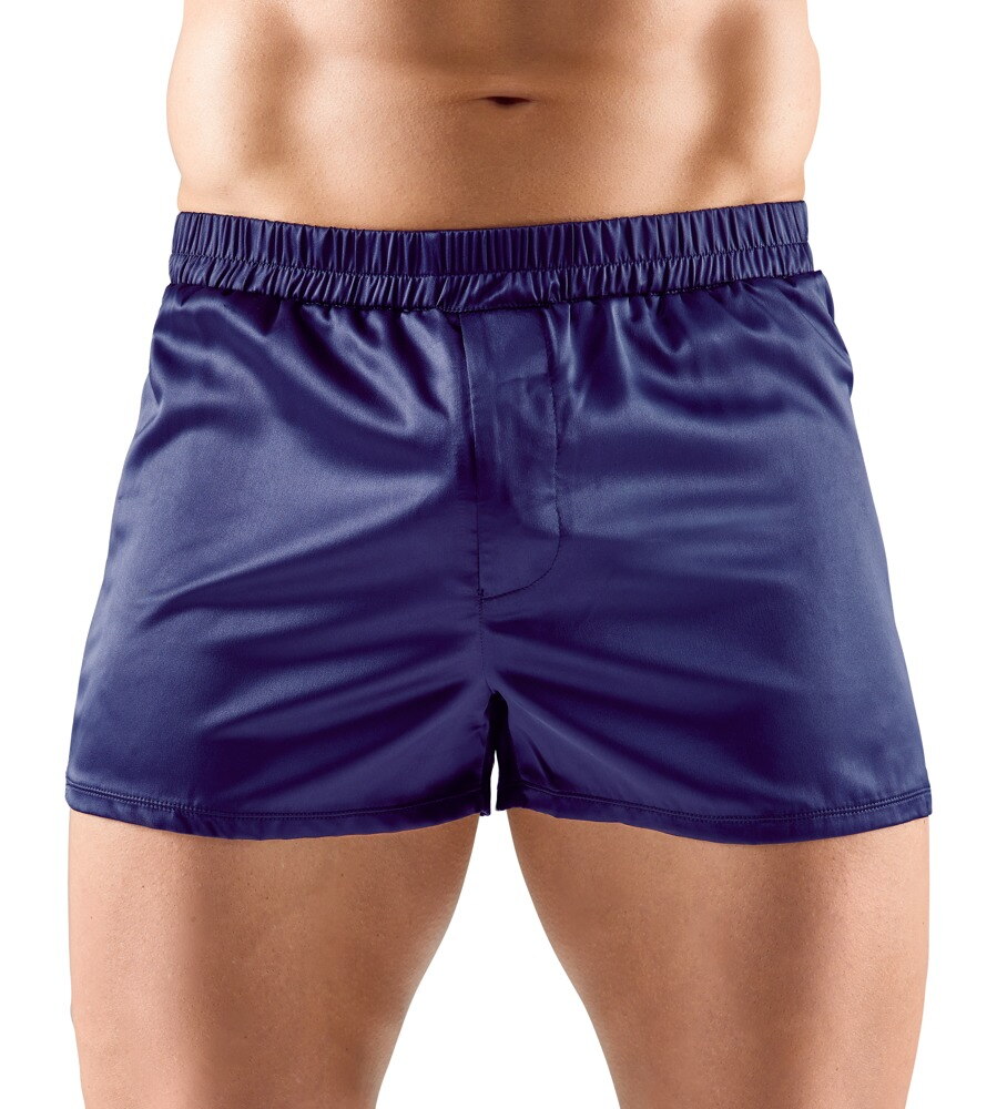 Satin-Pants mit Eingriff vorne