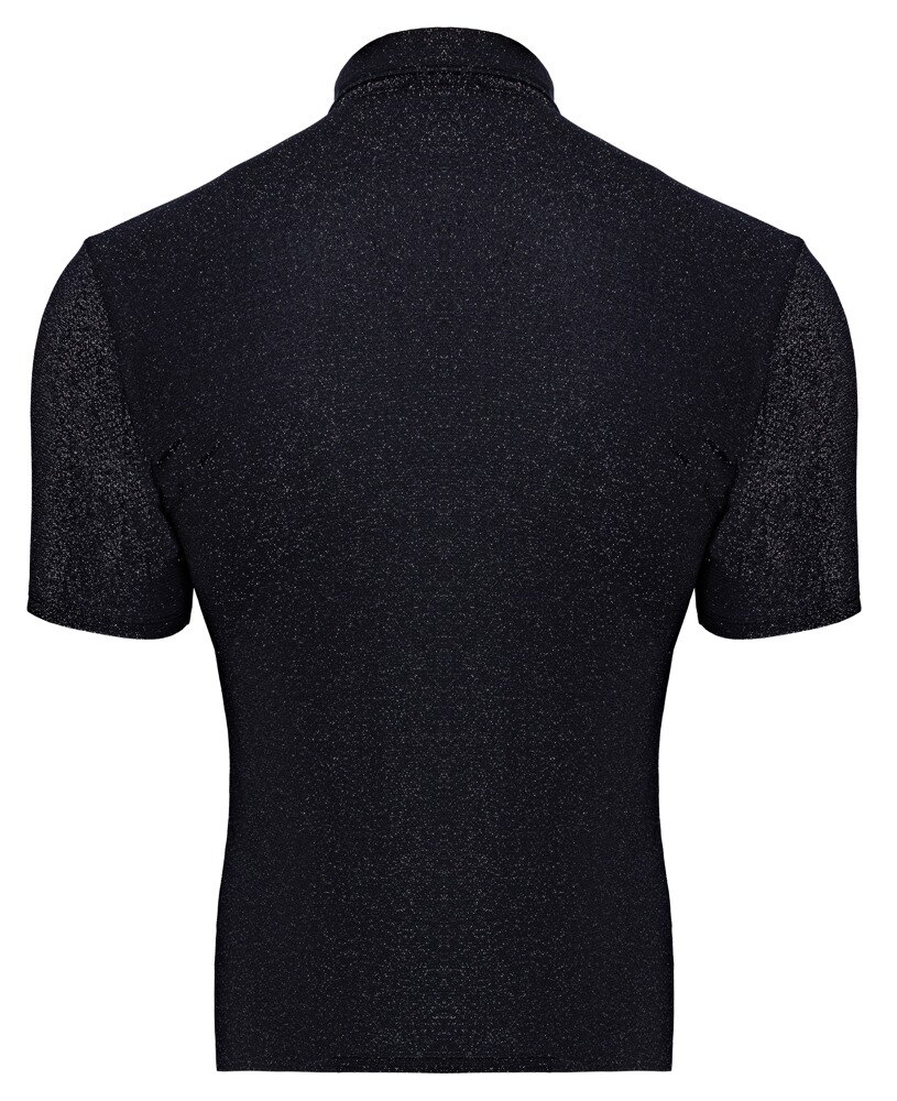 Hemd im schillernden Lurex-Look