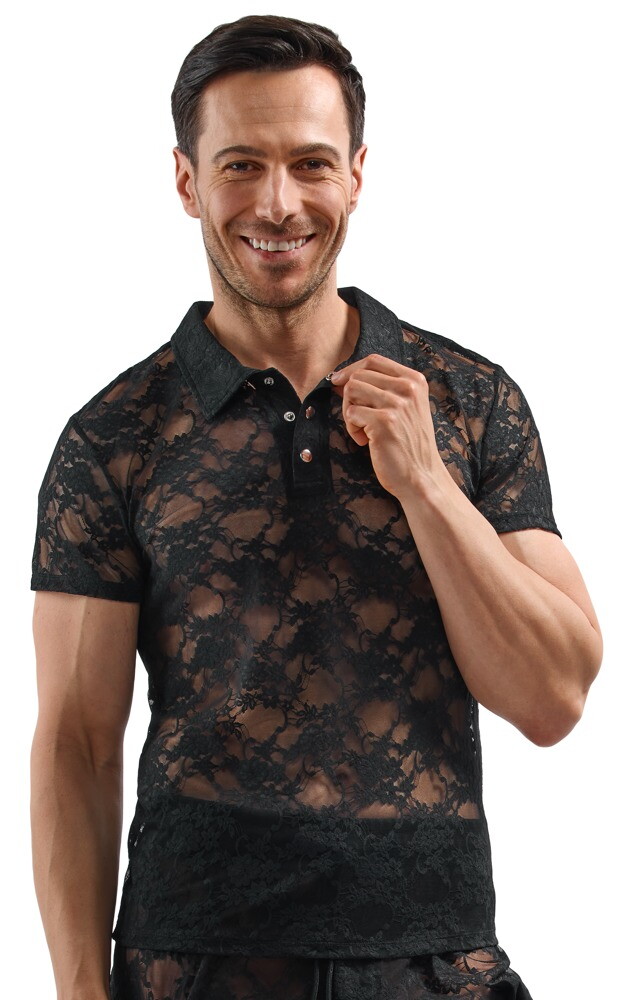 Shirt aus Spitze