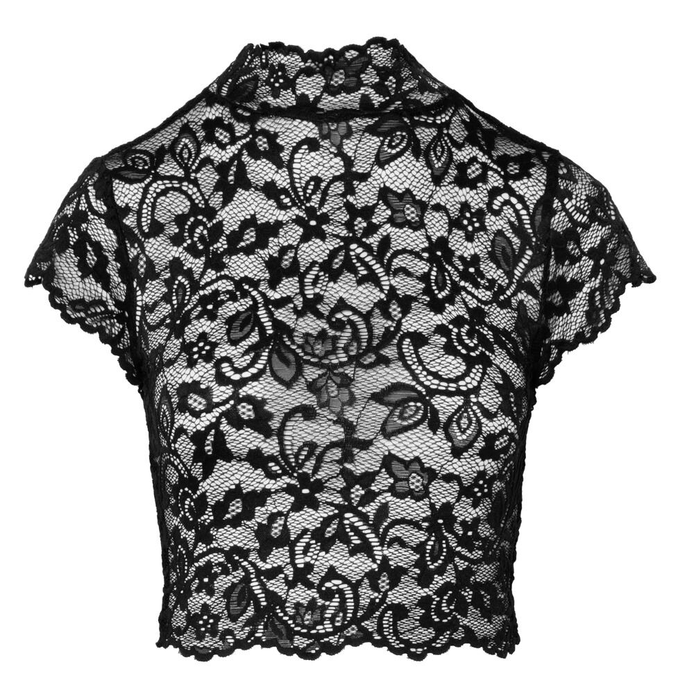 Spitzen-Top „Libido“ , bauchfrei