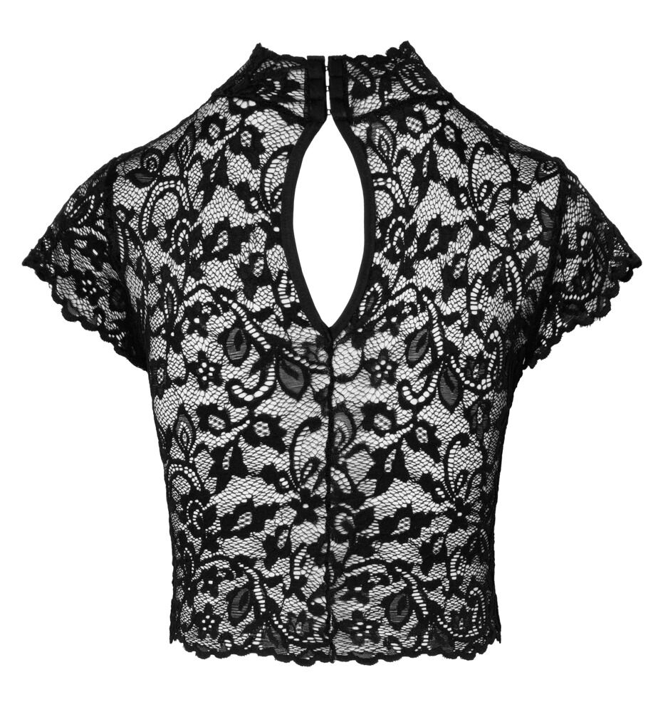 Spitzen-Top „Libido“ , bauchfrei