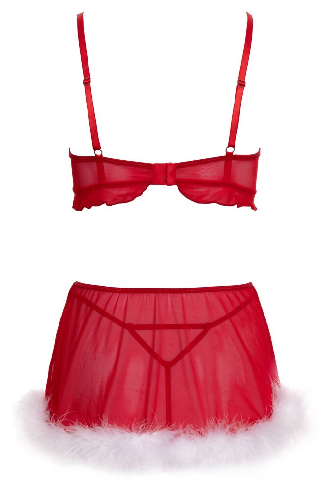 3-teiliges Dessous-Set „X-Mas“