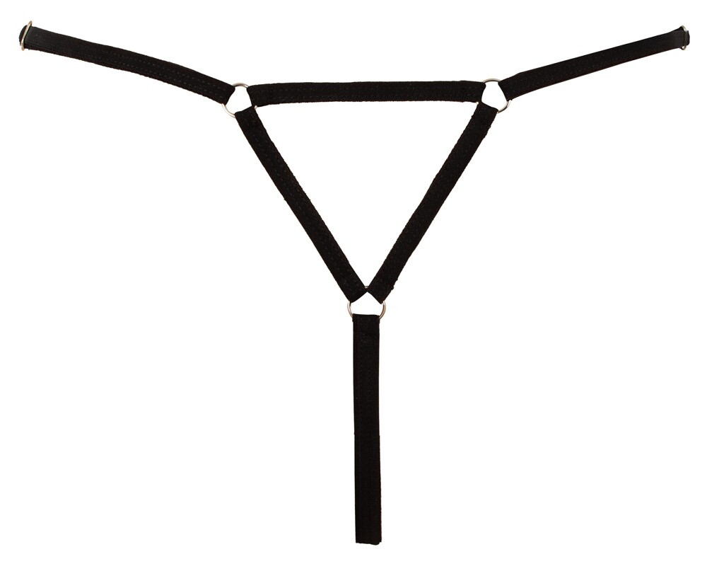 Ouvert-String mit Strassschmuck