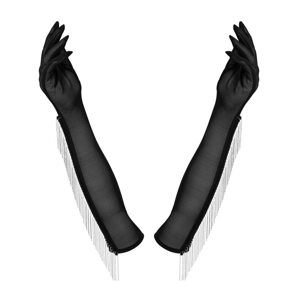 Handschuhe „Milladis“ mit Kettchen-Fransen