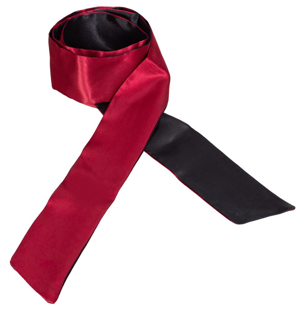 Bondage-Schal aus seidigem Satin