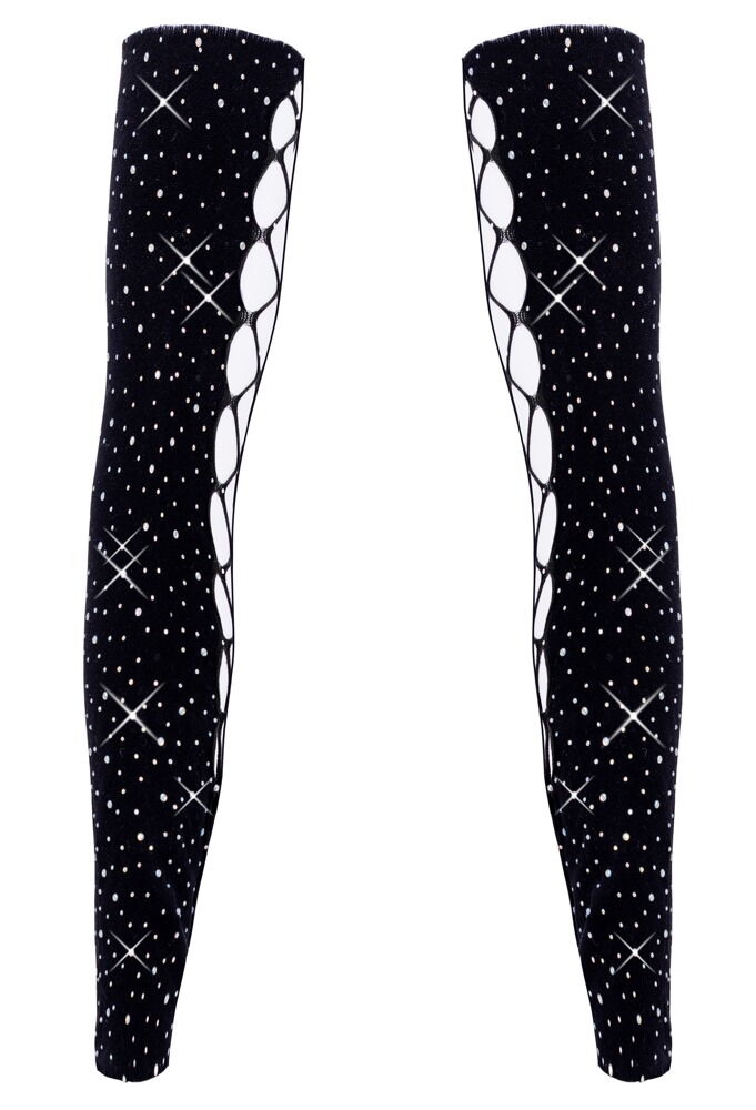 Armstulpen mit Glitzersteinchen