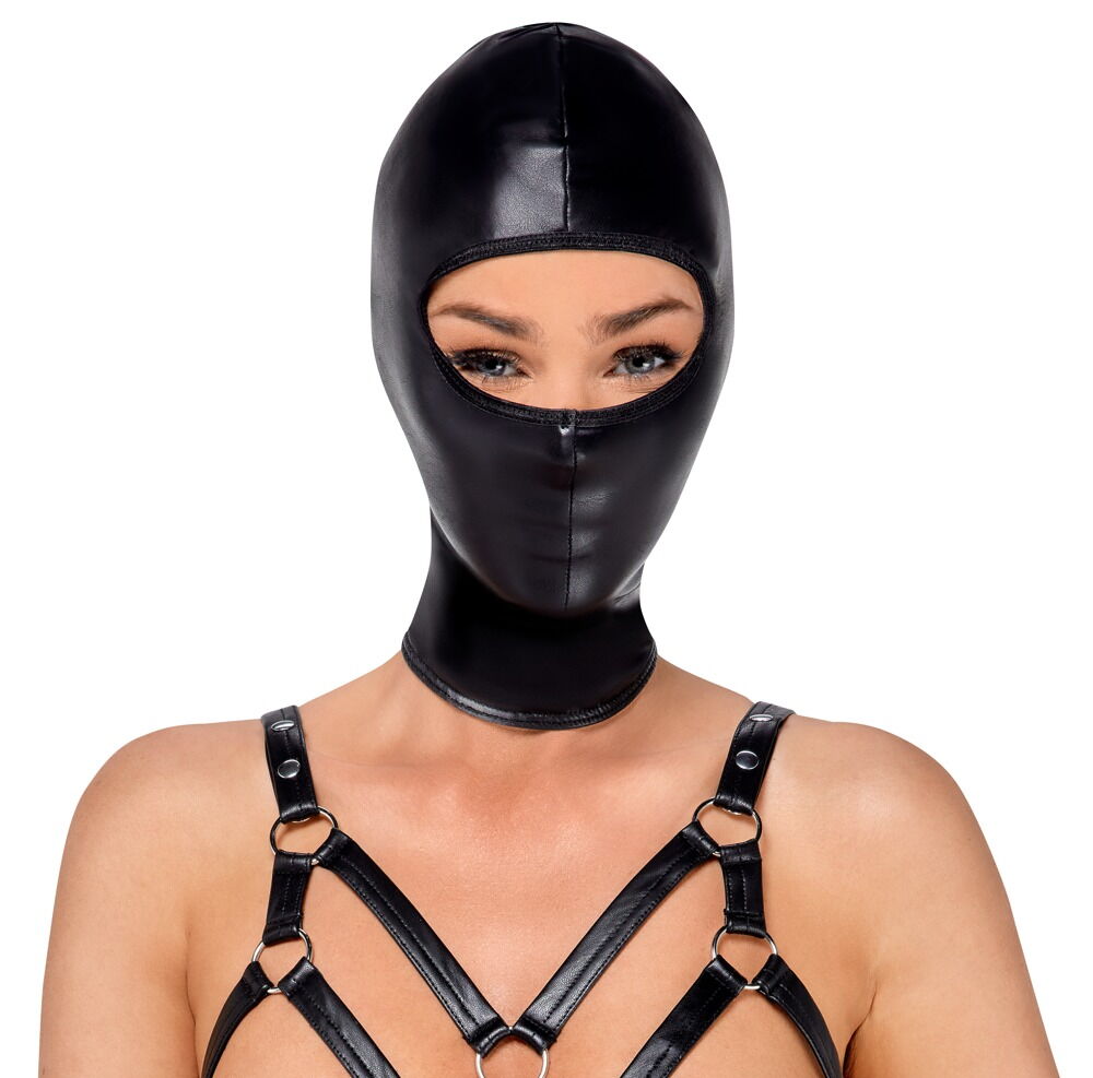 2-teiliges Bondage-Set mit Armfesseln plus Kopfmaske